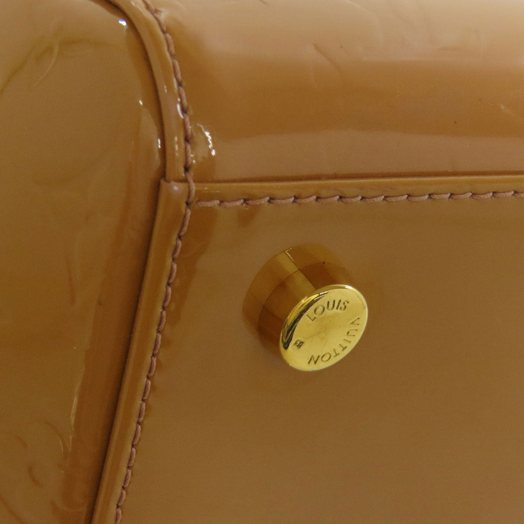 LOUIS VUITTON Tote Bag M91588 Vernis beige Blair MM Women Used Authentic