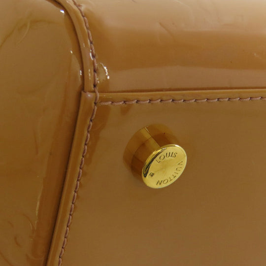 LOUIS VUITTON Tote Bag M91588 Vernis beige Blair MM Women Used Authentic