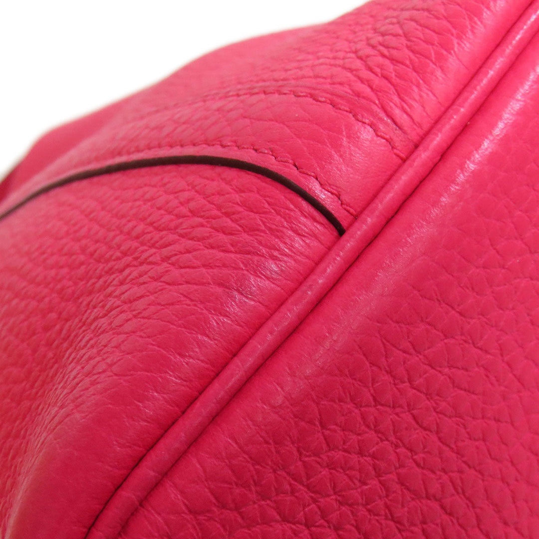HERMES Handbag Taurillon Clemence pink Picotin Lock PM SilverMetal Women Used Authentic