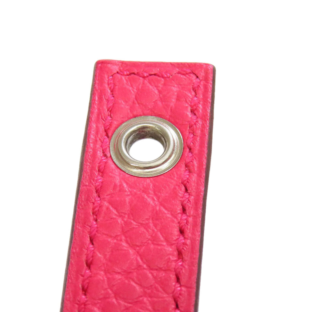HERMES Handbag Taurillon Clemence pink Picotin Lock PM SilverMetal Women Used Authentic