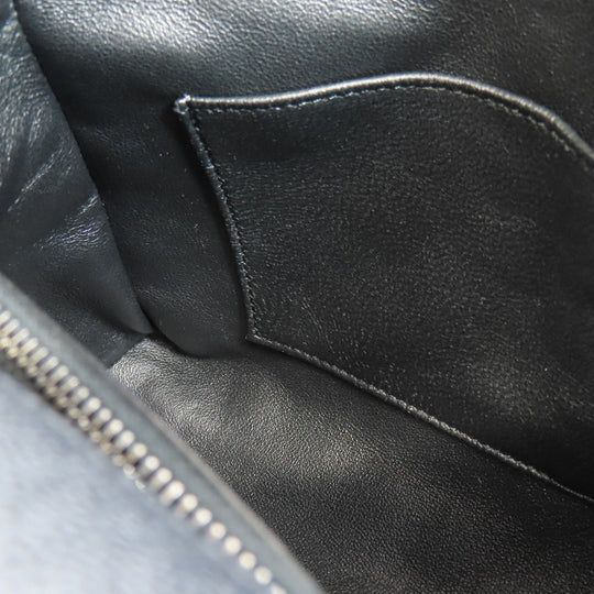 CHANEL Handbag Grained Calfskin Skin black Coco Handle Matelasse SilverMetal 2WAY Women Used Authentic