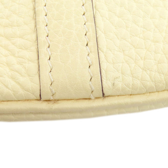 HERMES Handbag Taurillon Clemence white Picotin Lock PM SilverMetal Women Used Authentic