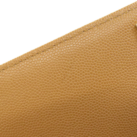 CHANEL Handbag Grained Calfskin Skin Brown Coco Handle Matelasse Gold Metal 2WAY Women Used Authentic