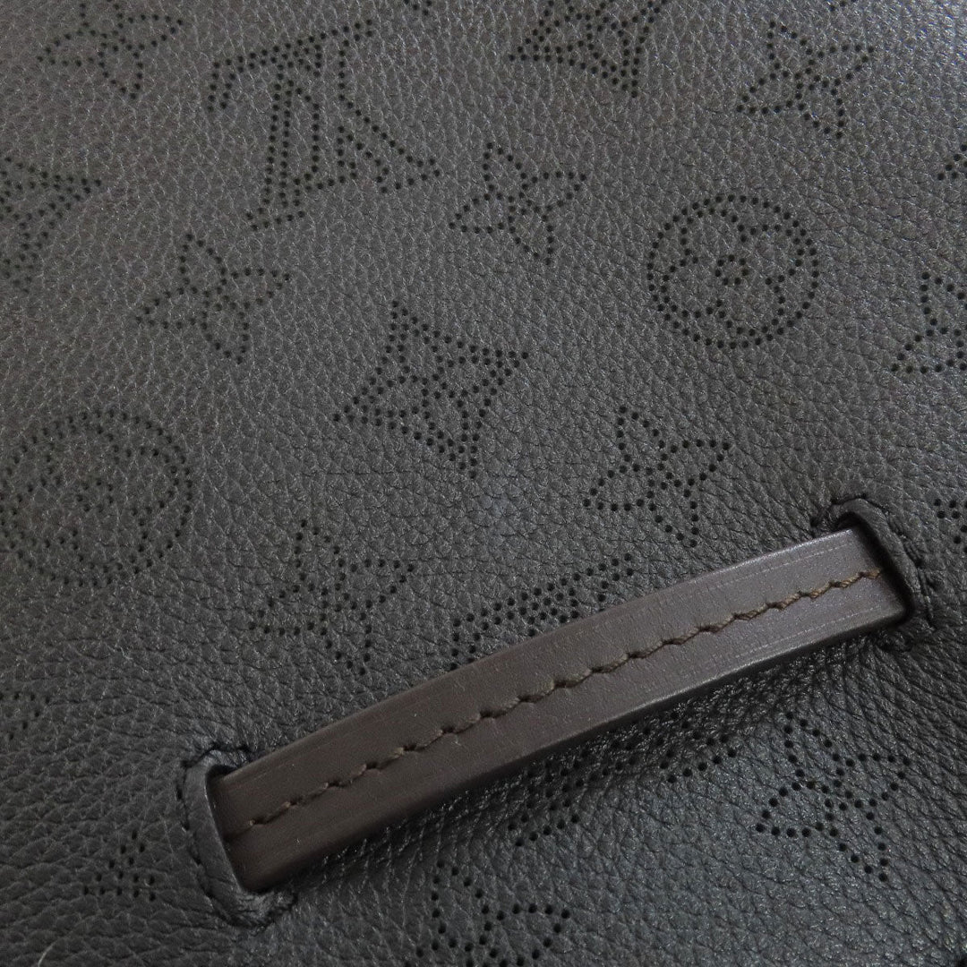 LOUIS VUITTON Tote Bag M54402 Mahina leather black Giroratta Women Used Authentic