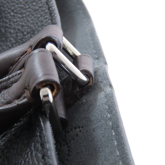 LOUIS VUITTON Tote Bag M54402 Mahina leather black Giroratta Women Used Authentic