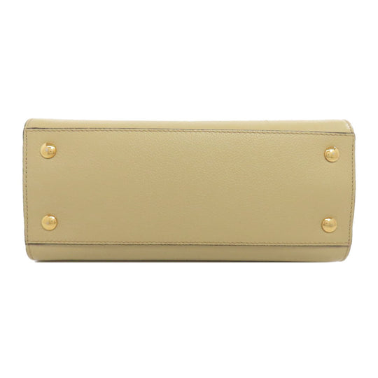 BURBERRY Handbag Calfskin beige 2WAY