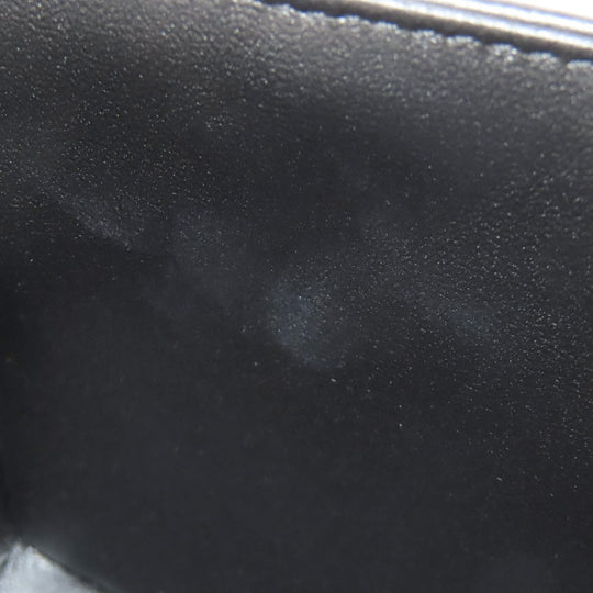 CHANEL Shoulder Bag lambskin black Matelasse SilverMetal Women Used Authentic