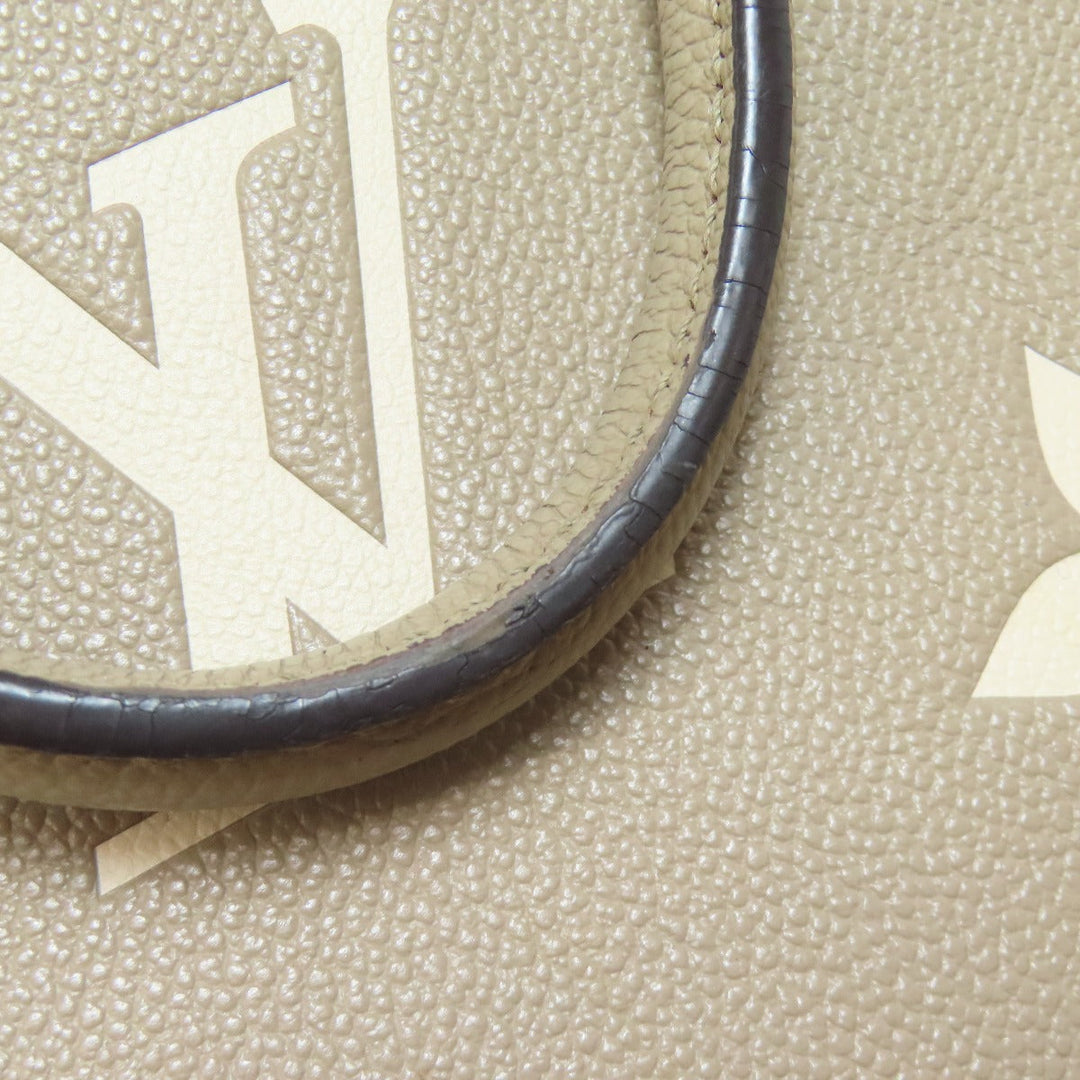 LOUIS VUITTON Handbag M45779 Ann Platt beige On the Go PM
