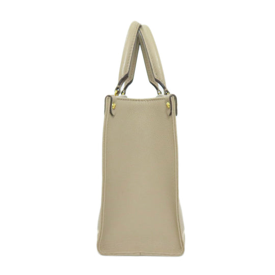 LOUIS VUITTON Handbag M45779 Ann Platt beige On the Go PM