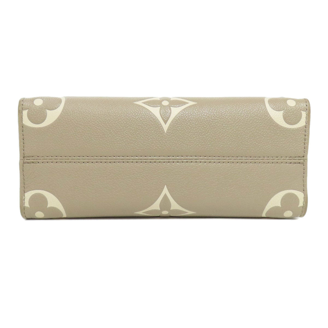 LOUIS VUITTON Handbag M45779 Ann Platt beige On the Go PM
