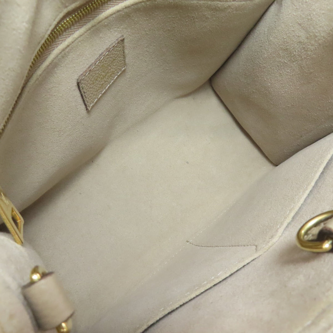 LOUIS VUITTON Handbag M45779 Ann Platt beige On the Go PM