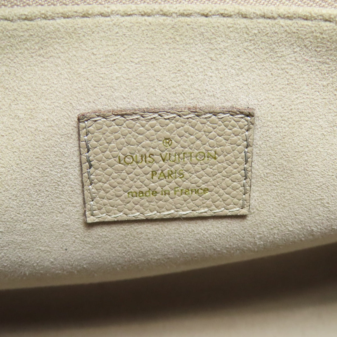 LOUIS VUITTON Handbag M45779 Ann Platt beige On the Go PM