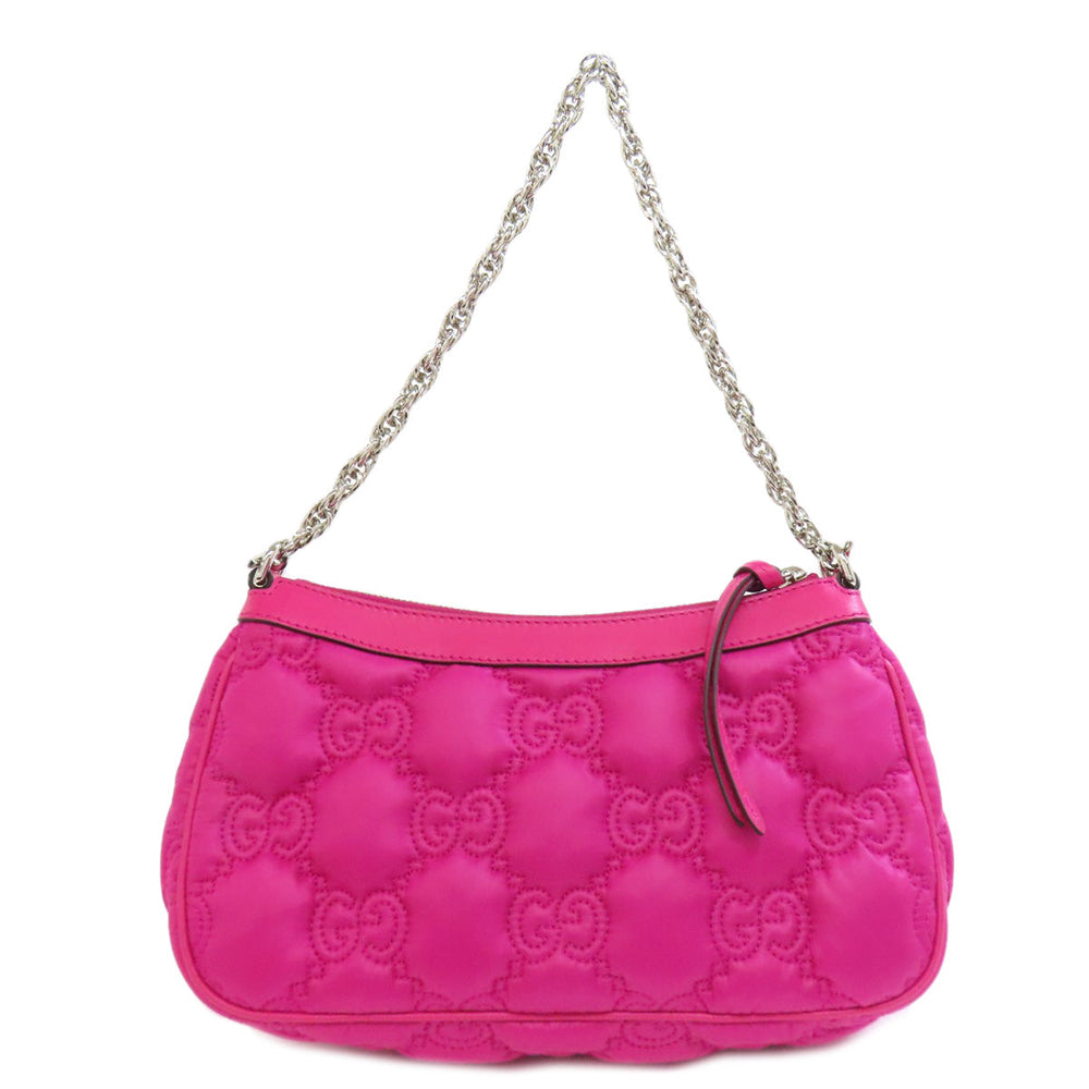 GUCCI Handbag 735049 Nylon pink GG Matelasse 2WAY Women Used Authentic