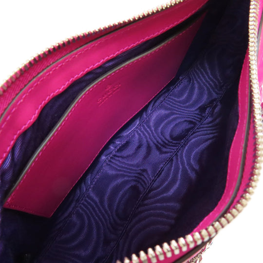 GUCCI Handbag 735049 Nylon pink GG Matelasse 2WAY Women Used Authentic