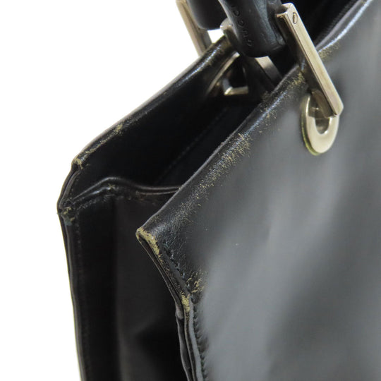 GUCCI Tote Bag 002・ 1016 leather black Bamboo 2WAY