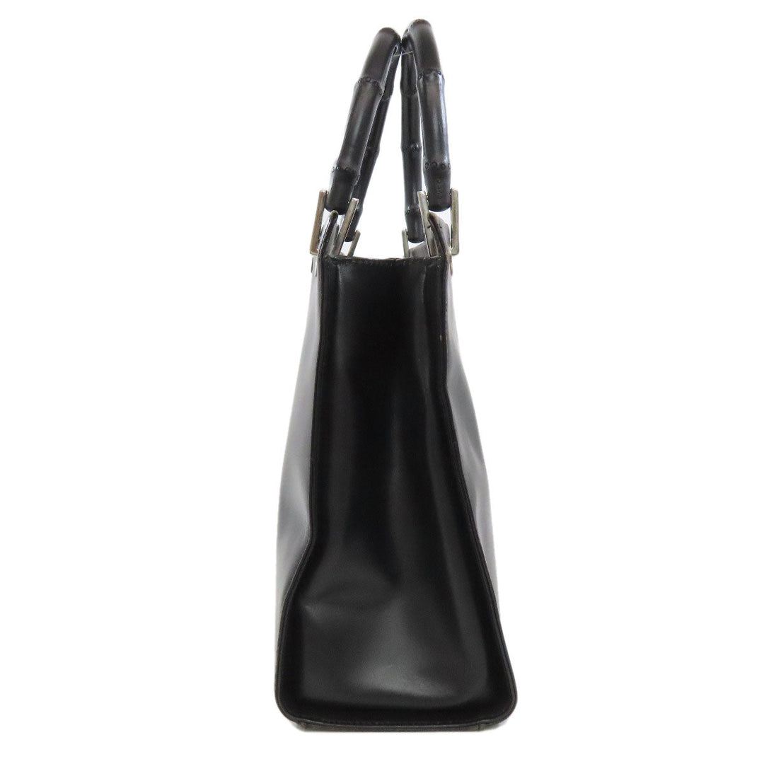 GUCCI Tote Bag 002・ 1016 leather black Bamboo 2WAY