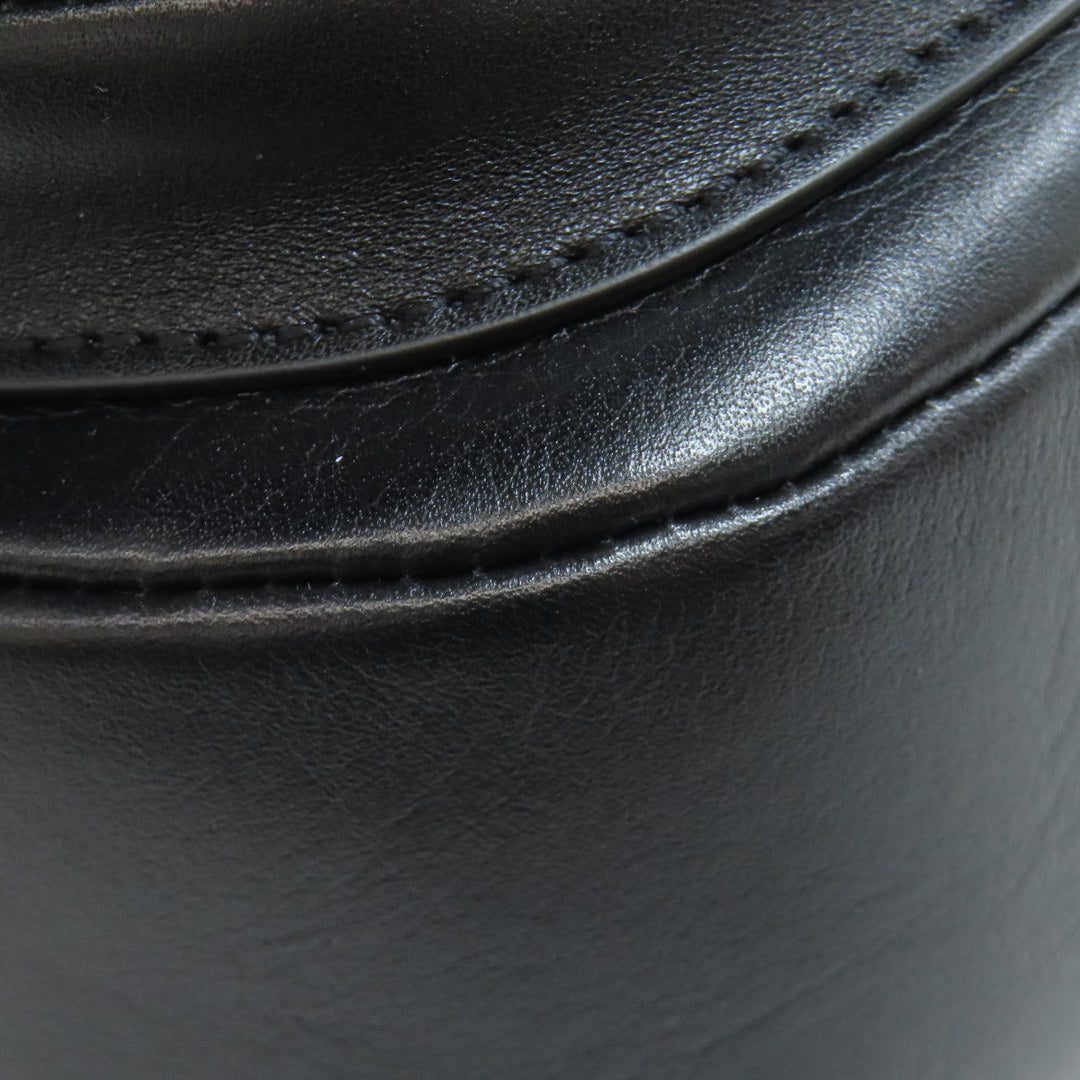 CHANEL Shoulder Bag lambskin black Matelasse ChainShoulder Gold Metal Women Used Authentic