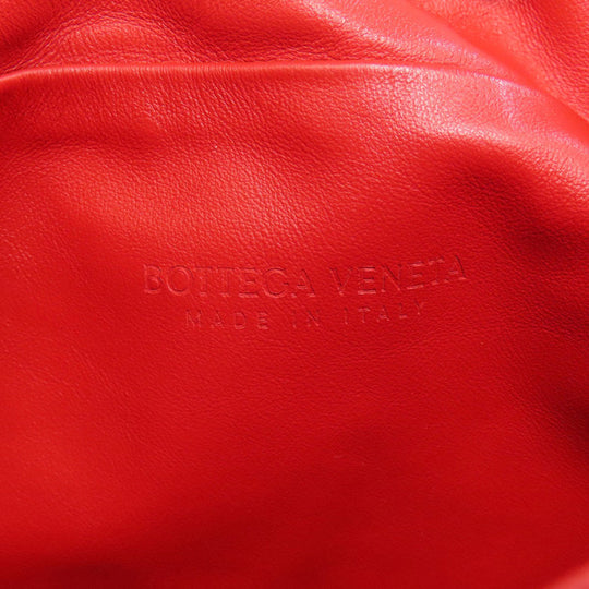 BOTTEGAVENETA Tote Bag Calfskin Red Medium The Valve Drawstring Bag Women Used Authentic