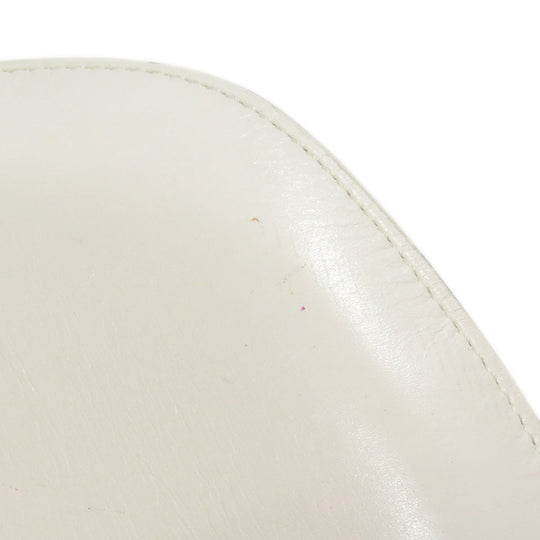 LOEWE Shoulder Bag leather white Gate bag Women Used Authentic