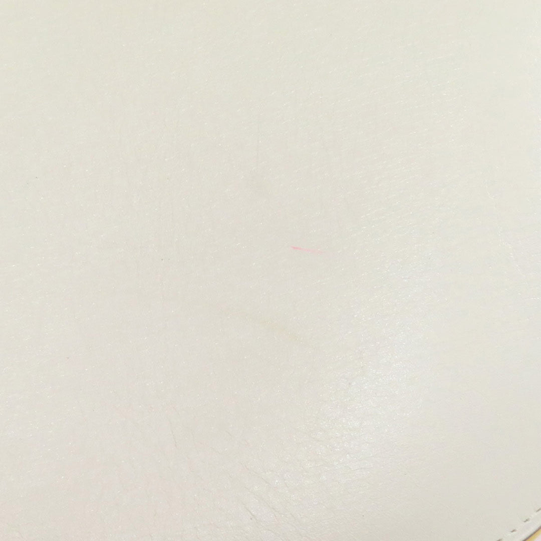 LOEWE Shoulder Bag leather white Gate bag Women Used Authentic