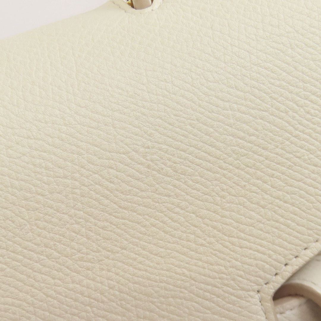 CELINE Handbag leather white Belt bag 2WAY