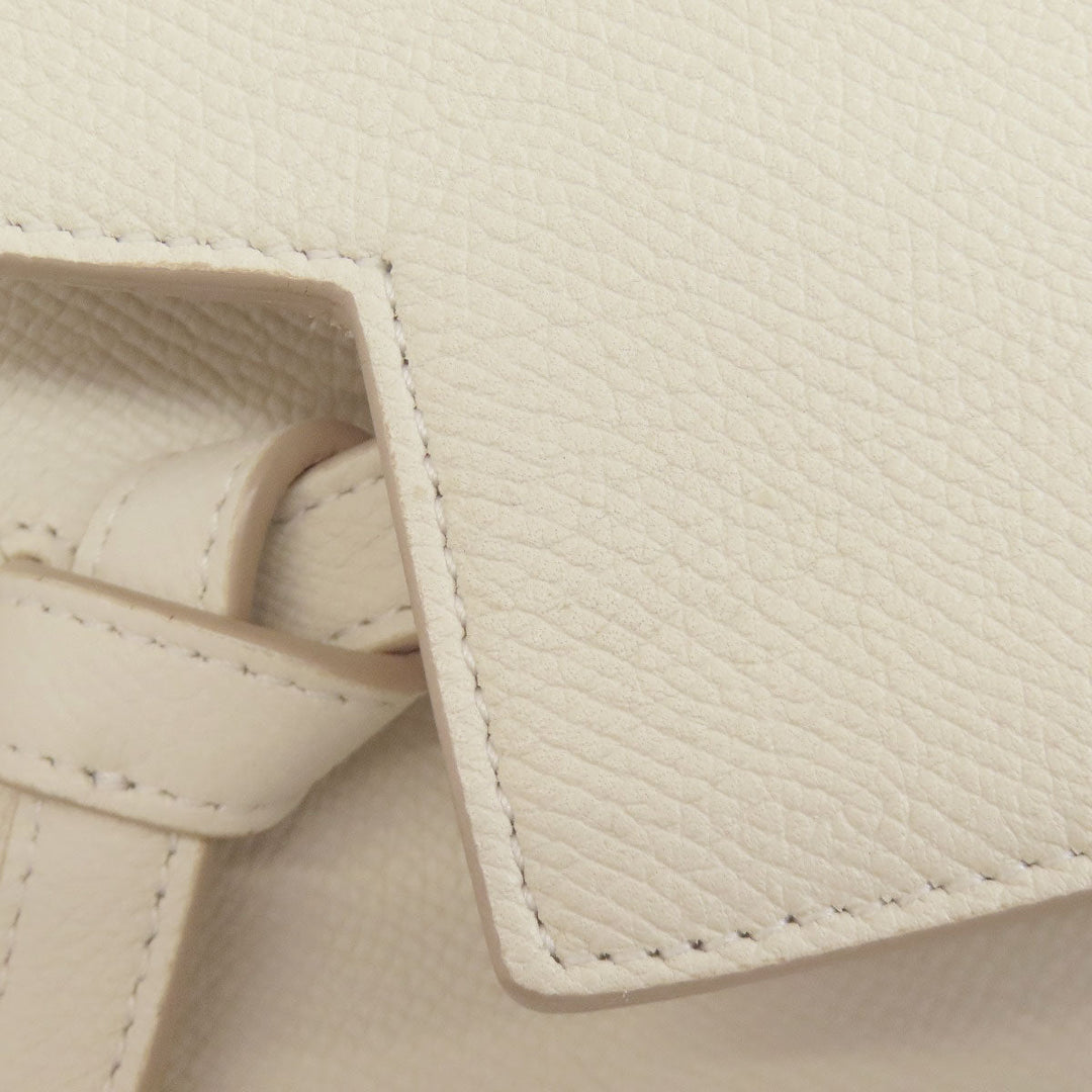 CELINE Handbag leather white Belt bag 2WAY