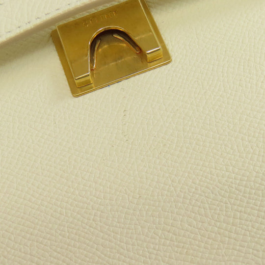 CELINE Handbag leather white Belt bag 2WAY