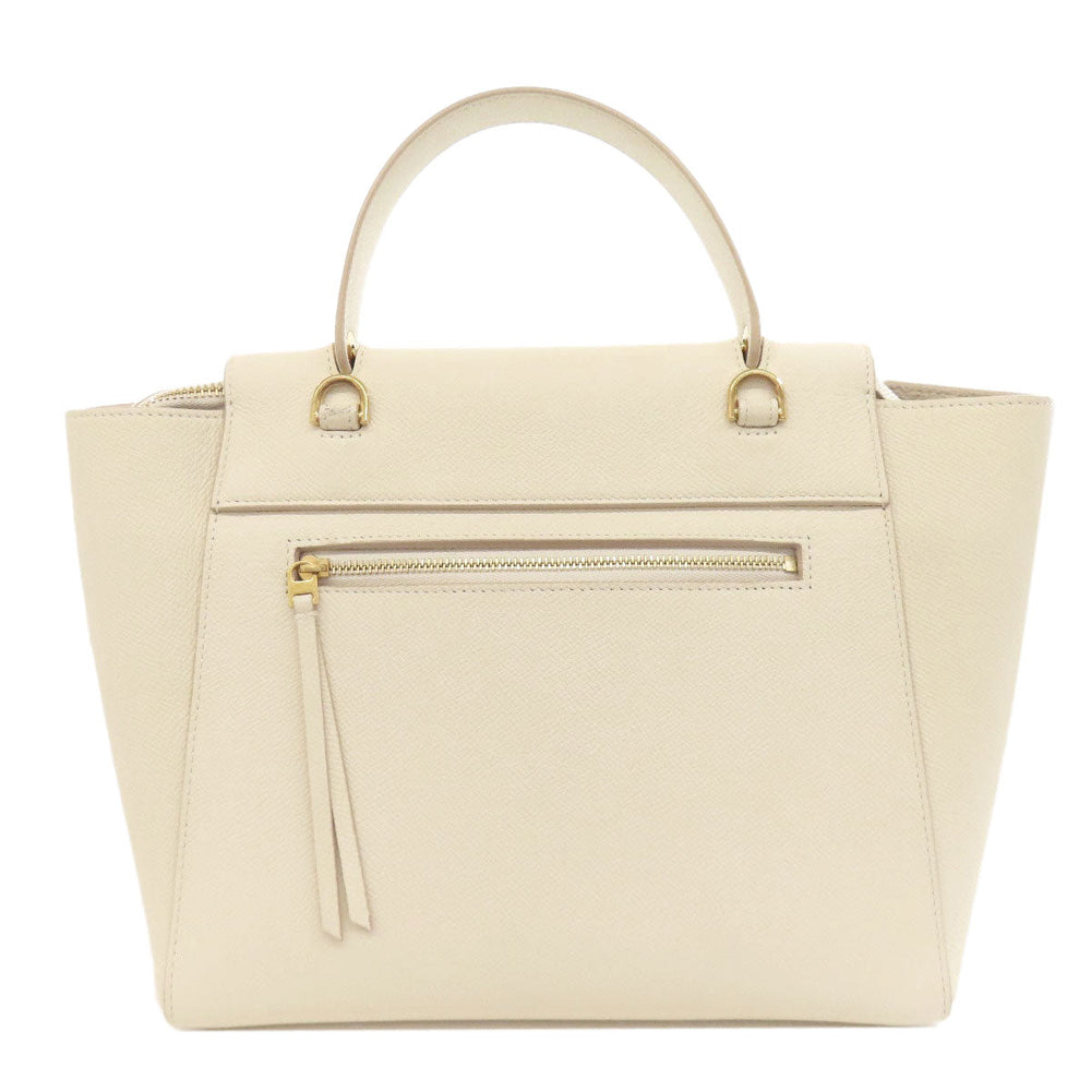 CELINE Handbag leather white Belt bag 2WAY