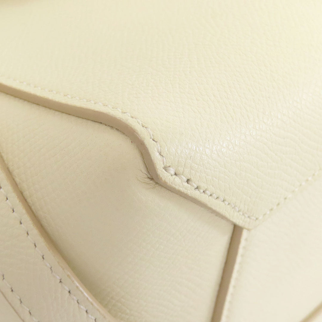 CELINE Handbag leather white Belt bag 2WAY