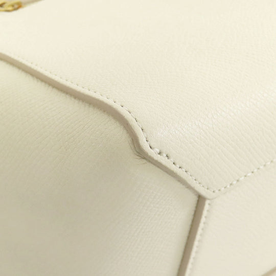 CELINE Handbag leather white Belt bag 2WAY