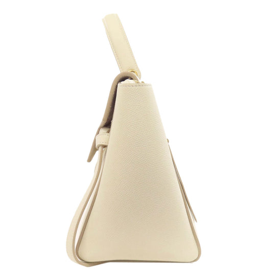 CELINE Handbag leather white Belt bag 2WAY