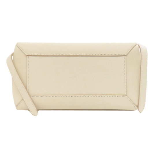 CELINE Handbag leather white Belt bag 2WAY