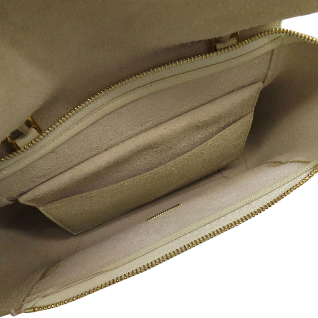 CELINE Handbag leather white Belt bag 2WAY