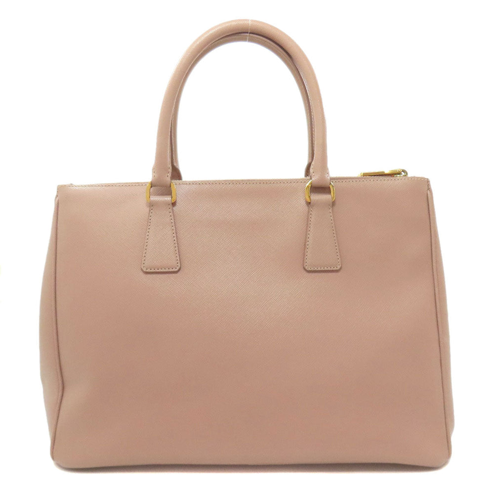 PRADA Tote Bag BN2274 Safiano beige Galleria 2WAY Women Used Authentic