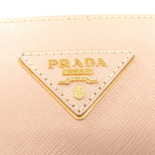 PRADA Tote Bag BN2274 Safiano beige Galleria 2WAY Women Used Authentic