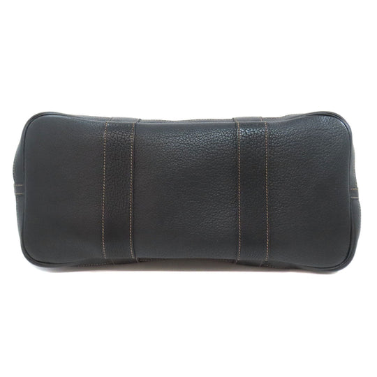 HERMES Tote Bag Towar Officche black Garden Party PM SilverMetal