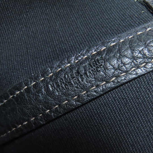 HERMES Tote Bag Towar Officche black Garden Party PM SilverMetal