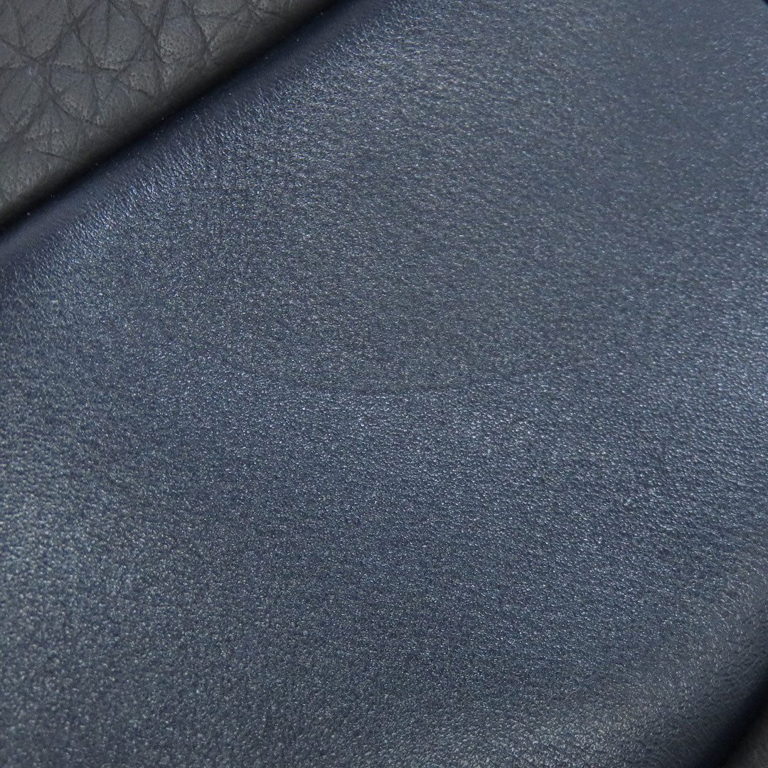 TOD�fS Handbag leather Navy 2WAY Women Used Authentic