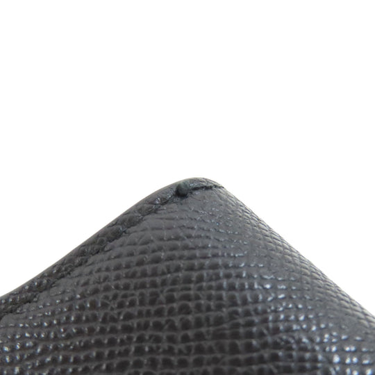 Christian Dior Bifold Wallet leather black Saddle Tri-Fold Wallet Mini Wallet Women Used Authentic