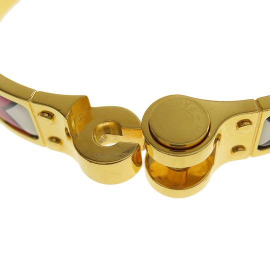 HERMES bracelet Gold Plated gold Charniere Women Used Authentic
