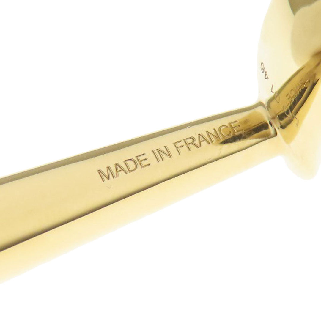 HERMES Pendant top Gold Plated gold Shifure Women Used Authentic