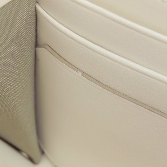 BALLY Long Wallet Purse leather white logo