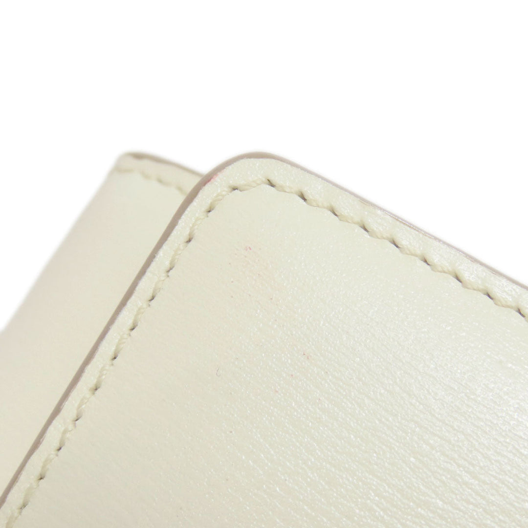 BALLY Long Wallet Purse leather white logo