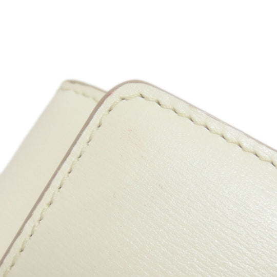 BALLY Long Wallet Purse leather white logo