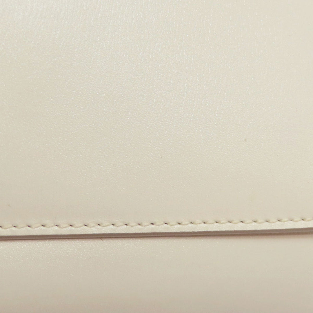 BALLY Long Wallet Purse leather white logo