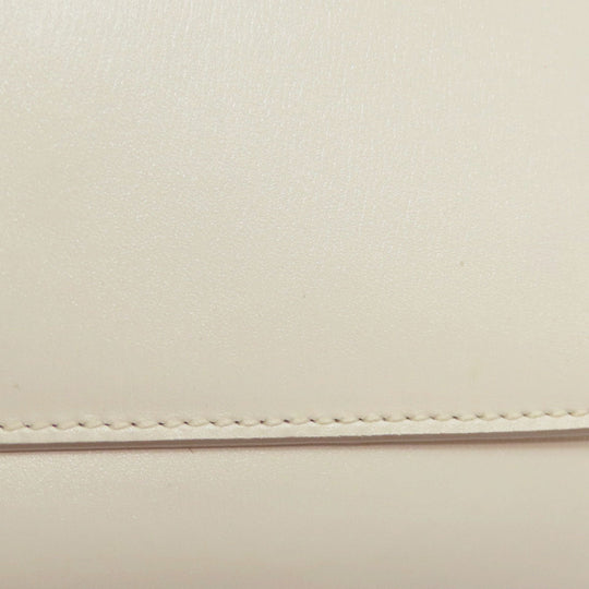 BALLY Long Wallet Purse leather white logo