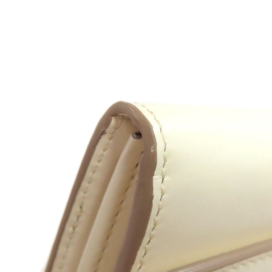 BALLY Long Wallet Purse leather white logo