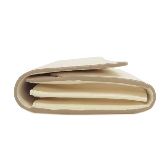 BALLY Long Wallet Purse leather white logo