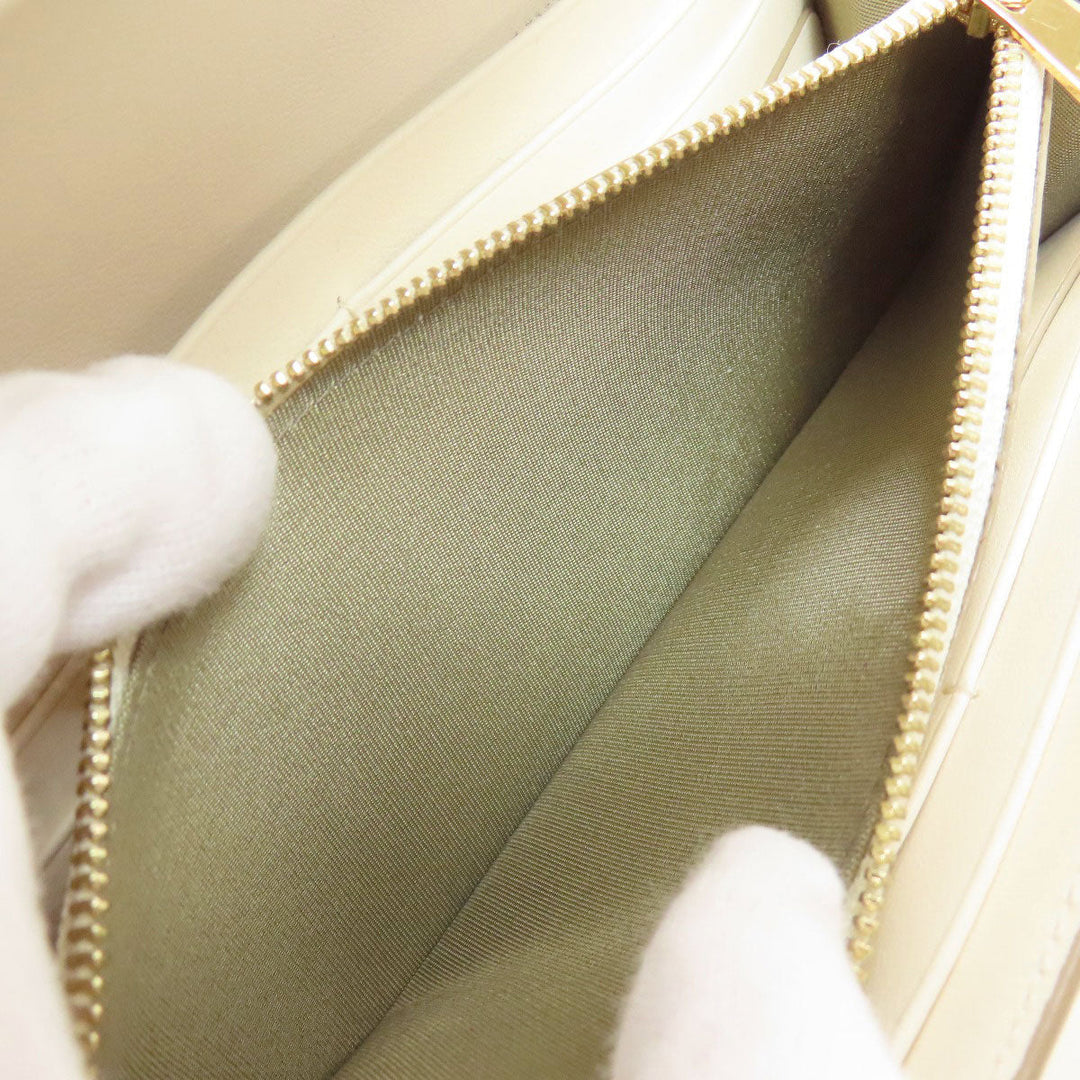 BALLY Long Wallet Purse leather white logo