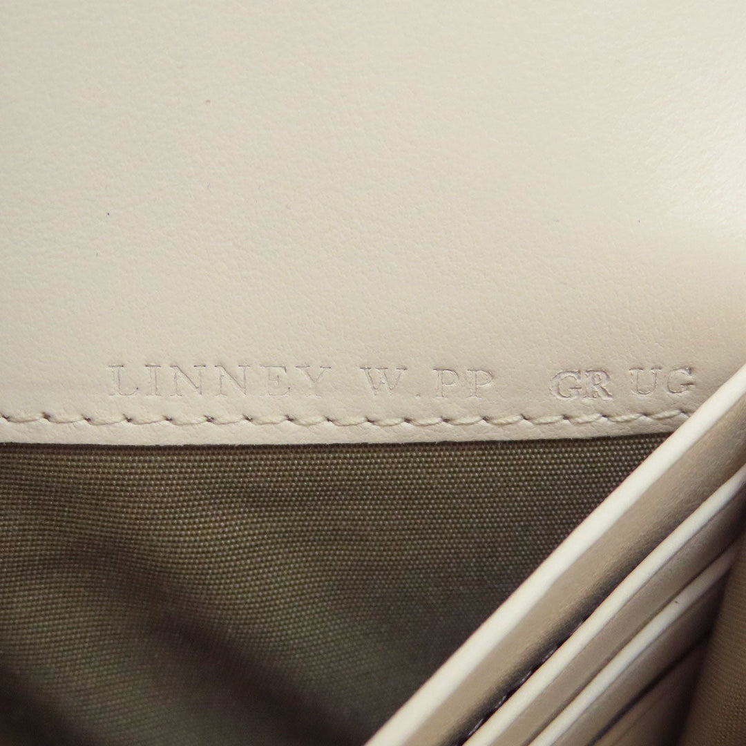 BALLY Long Wallet Purse leather white logo